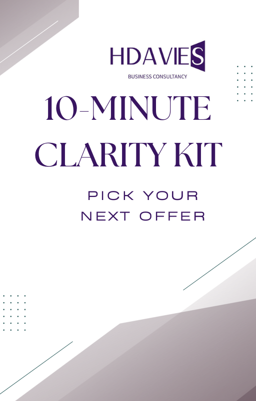 10-Minute Clarity Kit: Pick Your Next Offer