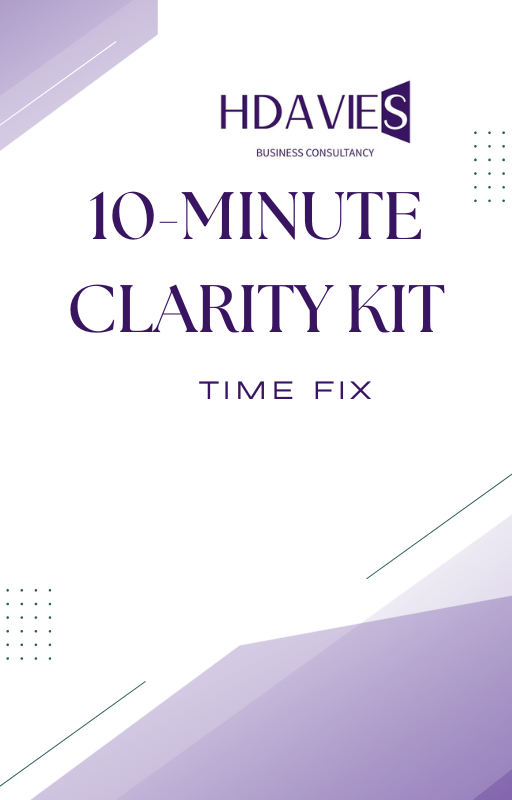 10-Minute Clarity Kit- Time Fix